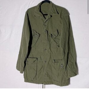 Vintage Logistik Army Green Cadets Utility Jacket L
